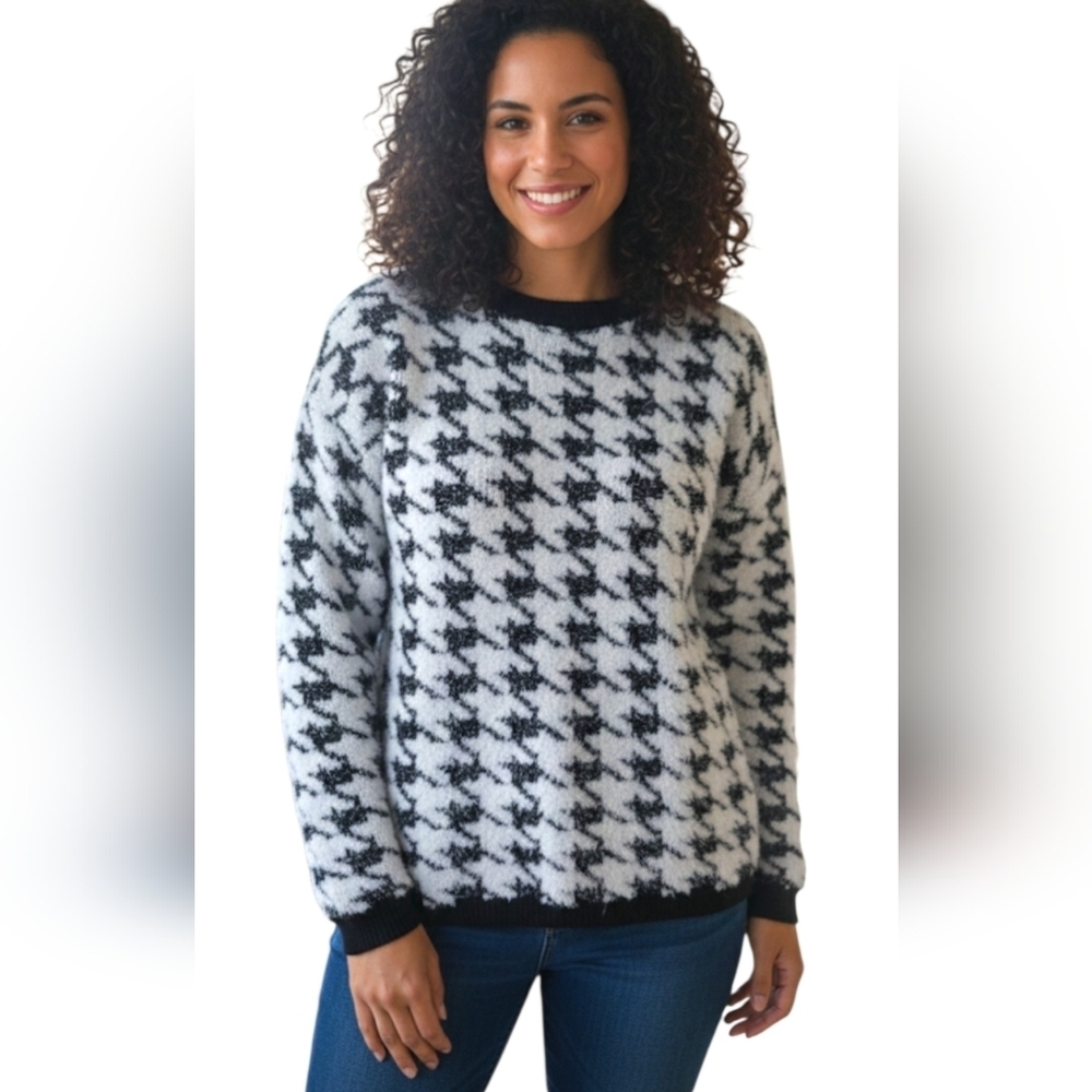 Nasty Gal Collection Fleece Long Sleeve Women's Sweater Size L